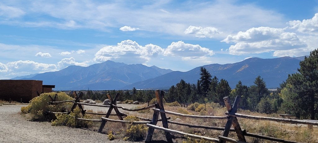 alt="why go camping view of Mt. Princeton"